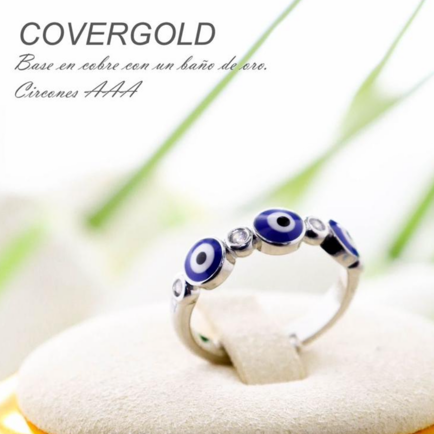 Dark Blue Trio Evil Eye - Aila Marie Jewelry