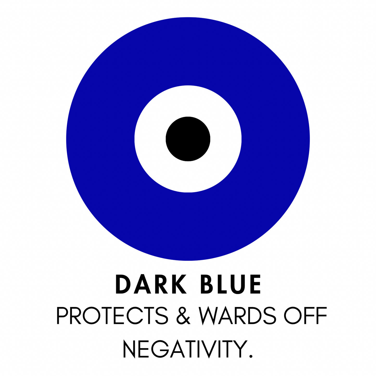 Dark Blue Trio Evil Eye - Aila Marie Jewelry
