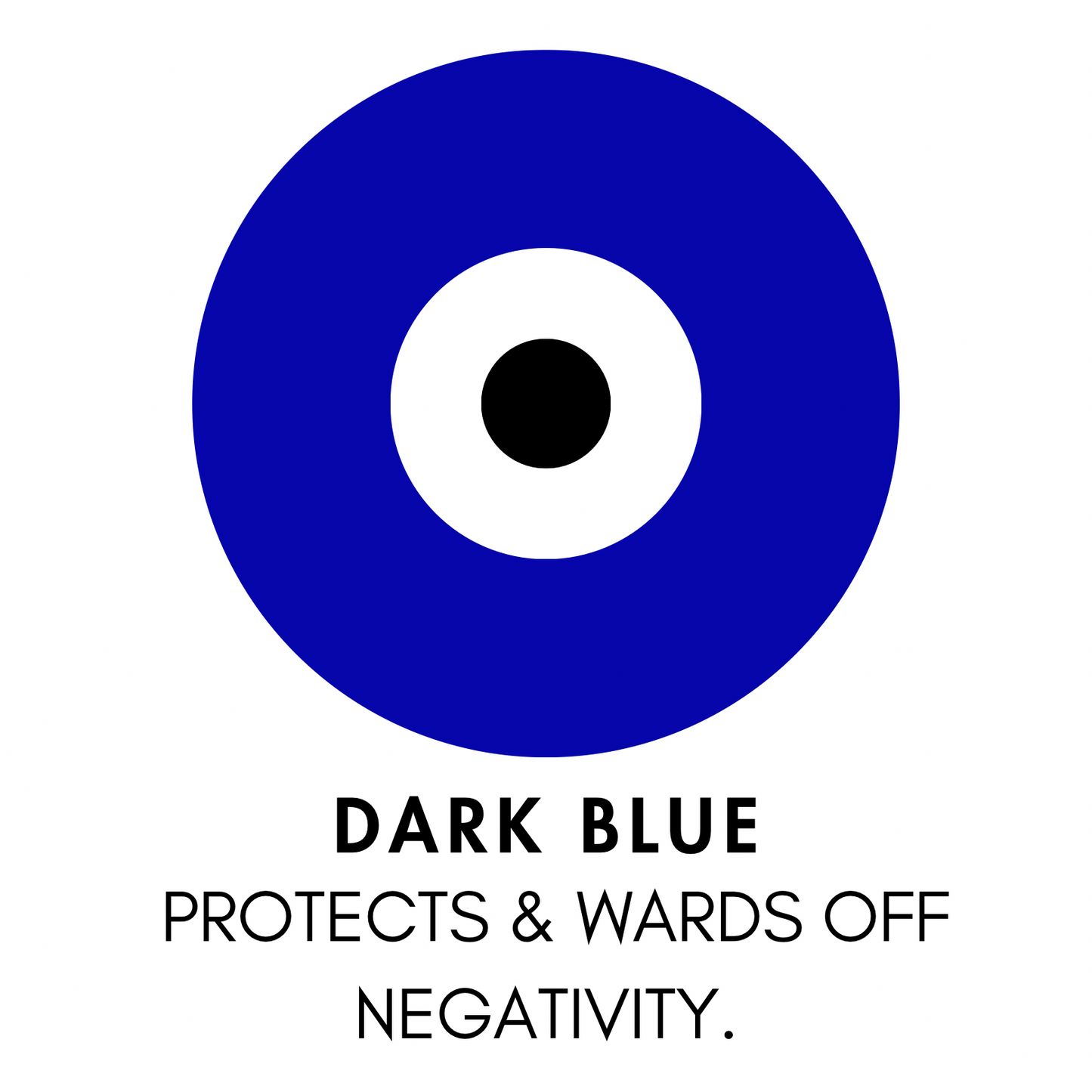 Dark Blue Trio Evil Eye - Aila Marie Jewelry 