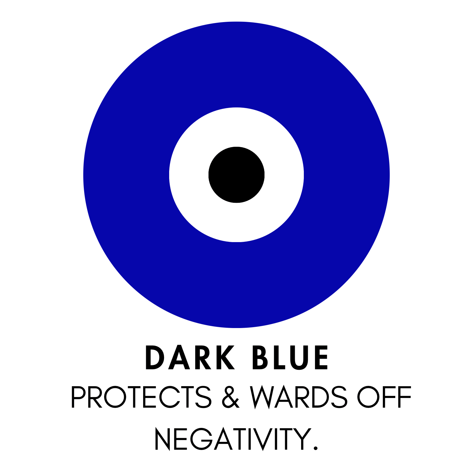 Dark Blue Trio Evil Eye - Aila Marie Jewelry 